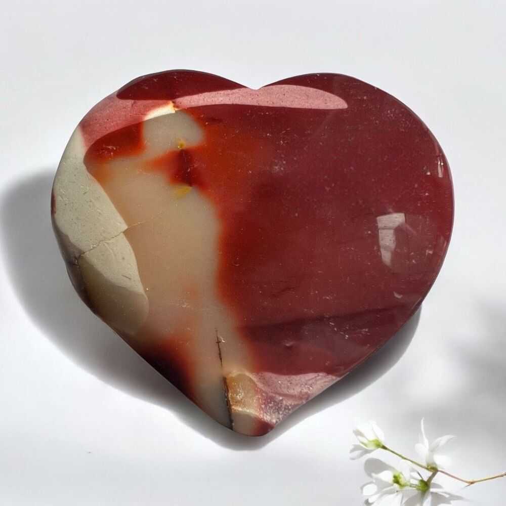 Mookaite Jasper Crystal Heart